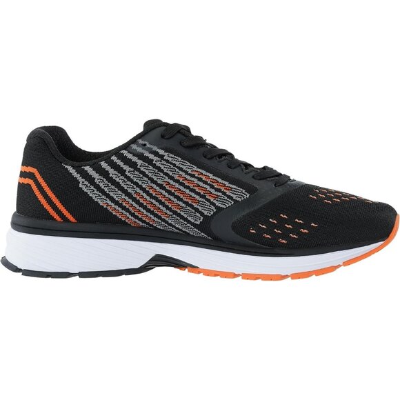 Men\'s Black Orange Running Walking Supportive Jogging Athletic Sneakers Shoes